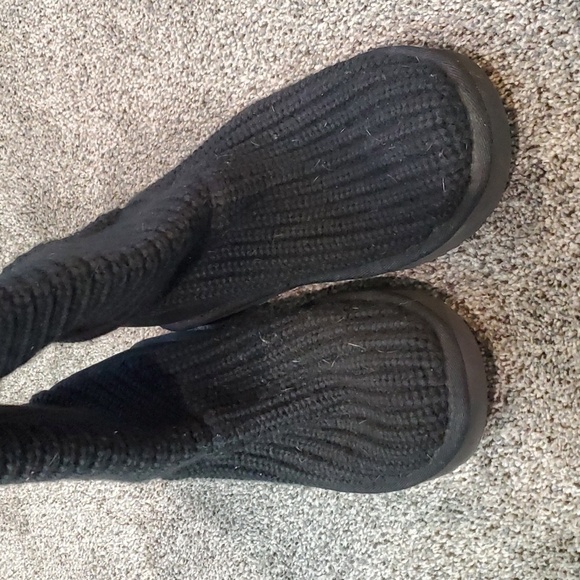 Ugg Australia Women Sweater Cardi Boots shoes sz 8 - Picture 8 of 11